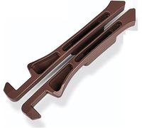 KEYLEON 2 Pièces Remplisseur pour Espace Entre Sièges Auto pour Toyota Aygo X AB 2022, Car Seat Gap Filler Voiture Siège Bouchon D'éCart,Brown