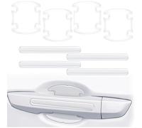 KEYLEON 8 Pièce Autocollant Poignée Portière pour Subaru Forester SK 5.Gen 2019-2023, Transparent Protection Bord Porte Voiture Film Protection poignée Voiture