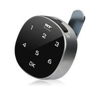 Keyless Cabinet Lock - Electronic Drawer Combination Security | Smart Digital Touch Pad | Sensitive Password Entry For Mailboxes School Lockers, Triple Cylinder Mechanism For Office Desk Filing