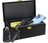 Keyless Go Lot De 2 Boîtes De Protection Pour Clés De Voiture,Faraday Box & Faraday Pour Une Protection Sûre,Keyless Go Protection De Téléphone Portable,Carte De Crédit Et Clés De Voiture,