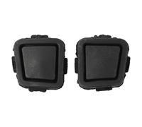 Keyless-Go Lot de 2 cache-boutons de poignée de porte pour Mercedes-Benz W211, W219, W251, W164, W220, R230, C209, C215, X164, noir