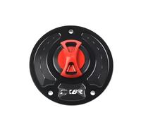 Keyless Motorcycle Fuel Gas Tank Cap Cover Compatible With Kwsk Nij ZX-6R 636 ZX636R 2007-2018 2012 2013 2014 2015 2016 ZX6R ZX 6R(Red)