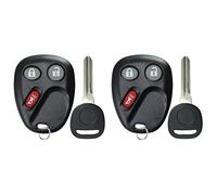 KeylessOption Keyless Entry Remote Car Key Fob and Key Replacement for 15008008, 15008009 by