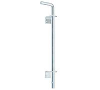 KeyMet - Verrou de portail 700 mm - Argent galvanisé