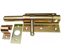 KeyMet Verrou de porte 100/16 - Jaune galvanisé
