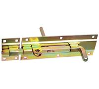 KeyMet Verrou de porte des deux côtés (2, 230 G) en Acier inoxydable, 230 mm x 77 mm, Acier Inoxydable