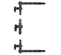 KeyMet WINKELBAND Bandes d’angle Porte Noir Largeur 5 cm, Laqué