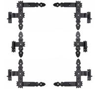 KeyMet WINKELBAND Bandes d’angle Porte Noir Largeur 5 cm, Laqué