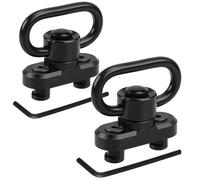 Keymod - Supports de Bride Traditionnels à 2 Points, Lot de 2 émerillons QD à démontage Rapide de 1,25 Pouces, Fixation de Montage for système Key Mod
