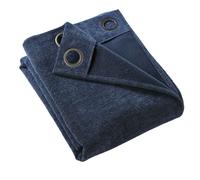 KEYNE - Rideau Thermique Occultant 140 x 180 cm Doublé Polaire Coloris Bleu nuit