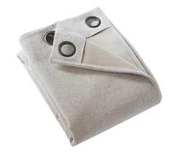 AltoBuy KEYNE - Rideau Thermique Occultant 140 x 180 cm Doublé Polaire Coloris Pampa