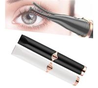 KeyoGoS Nuvaia Recourbe-cils électrique rechargeable - Recourbe-cils chauffant ABS noir et blanc avec câble de charge USB
