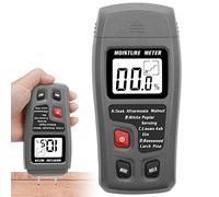 Keyohome Humidimètre numérique 9 V avec indicateur d'humidité, testeur d'humidité, professionnel hygromètre, bois, humidité, portable, appareil à nouveau Noir