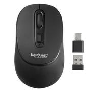 KEYOUEST Souris - USB Type C - Noir - Sans fil