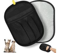 Keyoung Lot de 2 gants d'épilation réutilisables pour chats et chiens - Épilateur électrostatique épais pour poils d'animaux - Aimant pour petits et grands chiens