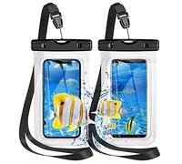 Keyoung Pochette Etanche Smartphone Telephone Portable Etanche IPX8 pour iPhone 14 Plus Pro Max, iPhone 13 12 Pro Max, 11 XS Max XR X 8 7 6S Plus, Galaxy S22 S22+ S21 FE, jusqu'à 7" Lot de 2