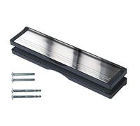 Keypak Boîte aux lettres de porte à manches de 30,6 cm - Pour porte de 40 à 80 mm d'épaisseur, rabat anti-claquement, boudin de courant d'air, boîte aux lettres réglable pour portes en bois composite