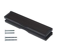 Keypak Boîte aux Lettres de Porte de 30,6 cm - Convient aux Portes de 40 à 80 mm, Rabat Anti-claquement, Brosse Interne de Boudin de Courant d'air, boîte aux Lettres réglable pour Portes en Bois