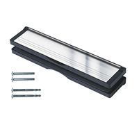 Keypak Boîte aux lettres pour porte de 30,6 cm - Convient aux portes de 40 à 80 mm, rabat anti-claquement, boudin de courant d'air, boîte aux lettres réglable pour portes en bois composite UPVC