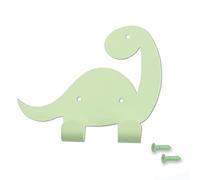 Keypak Crochets doubles décoratifs en métal à fixation murale pour porte de garçon et fille, chambre de tout-petits ou chambre de bébé - Fixations assorties incluses (vert)