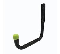 keypak ST7002H Crochet de rangement multifonction pour garage, 17 cm, résistant à la rouille, support mural utilitaire pour atelier, abri de jardin, garage, capacité de charge de 30 kg (noir)