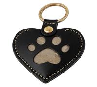 Keyring Charm - Cat Paw Keychain, Leather Fashion Pet Hair Memory Keepsake, Pets Hair Keepsake Keychains | Souvenir Key Chains For Girlfriend Wife Sister Daughter Teens Girls Family Friends Coworkers