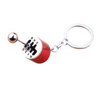 Keyring de levier de vitesses, porte-clés de levier de vitesse manuel - Metal Gear Box Shifter Keychains - Porte-clés créatif de levier de transmission à 6 vitesses, accessoires de clés à clé L