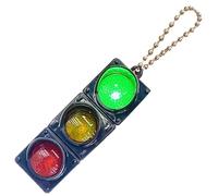 Keyring Lampe de signal - Tours de signalisation pour piétons, porte-clés de trafic | Jouet à LED créatif, accessoire de feux décoratifs pour, adultes, femmes, petits sacs, Traffic Light
