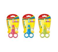 KEYROAD Ciseaux scolaires de sécurité 12.5cm arrondis blister mix prix par 1pc
