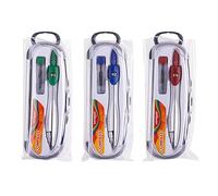 KEYROAD Compas pour enfants à partir de 6 ans - Poignée confortable - Design classique - Pour la maternelle, l'école, la maison - Couleur aléatoire