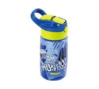 Keyroad Gourde pour enfants 450 ml/Bouteille d'eau anti-fuite Bouteille d'eau en plastique pour enfants/Thème : DINO