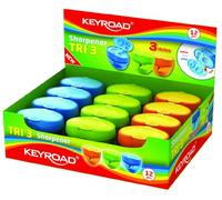 keyroad kr971431 - Pack de 12 taille-crayons avec réservoir