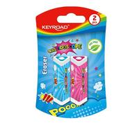 Keyroad KR971852 Lot de 2 gommes triangulaires universelles en caoutchouc thermoplastique de qualité supérieure pour enfants