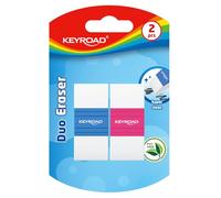 Keyroad Lot de 2 gommes ergonomiques bicolores pour enfants - Mélange de couleurs