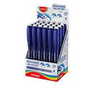 Keyroad Lot de 24 stylos à bille effaçables - 0,7 mm - Bleu