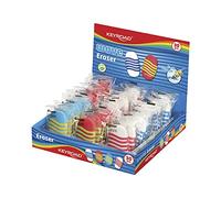 Keyroad Lot de 30 gommes universelles en caoutchouc thermoplastique de qualité supérieure - Forme vague - Emballées dans un écran - Couleurs mélangées KR971790