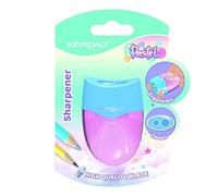 KEYROAD Taille-crayon en plastique - 8 mm et 11 mm - Forme ergonomique - Pour enfants, étudiants et adultes - Pour la maison, la maternelle, l'école et l'université - Mélange de couleurs : « Pastel »