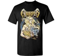 Keyru Amorphis Golden Elk Girl Men's T-Shirt Black M
