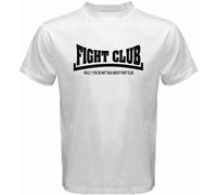 Keyru Fight Club Rule Number 1 Martial Arts Club Men's T-Shirt White XL