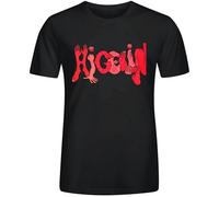 Keyru Jacques Higelin Jacques Crabouif Higelin T Shirts for Men O Neck Black M