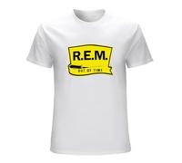 Keyru R.E.M Out of Time Mens Short Sleeve White XL
