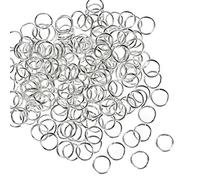 Keys-Cut - Pack de 100 Anneaux en Nickel pour Porte-Clés - 25 mm chacun