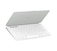 Logitech Keys-To-Go 2 - Clavier - couvercle intégré - sans fil - Bluetooth LE - QWERTZ - Allemand - gris pâle