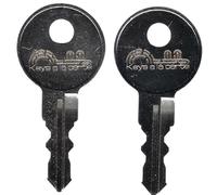 KEYSALACARTE Clé de rechange EC909 pour Better Built, Delta, Eberhard et plus encore - Clé vierge BAU3 compatible avec boîtes à outils, unités de rangement et solutions de verrouillage