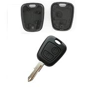 KEYSCAR Coque de clé Adaptable pour Peugeot 106, Peugeot 206, Citroën C1, Citroën C2, Citroën C3, Citroën C4 ou Citroën C5 PC2TL