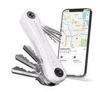 KeySmart iPro Localisateur de clés avec son, porte-clés, compatible avec Apple Find My App, organisateur de clés, suivi de porte-clés compact sans encombrement, batterie rechargeable (jusqu'à 14 clés