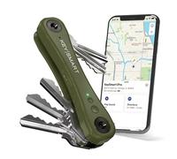 KeySmart iPro Localisateur de clés avec son, porte-clés, compatible avec Apple Find My App, organisateur de clés, suivi de porte-clés compact sans encombrement, batterie rechargeable (jusqu'à 14 clés