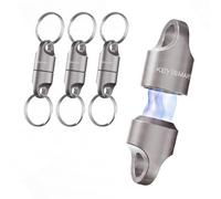KeySmart MagConnect - Fixation rapide et sécurisée des clés à votre sac à dos, sac à main et ceinture