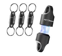 KeySmart MagConnect - Fixation rapide et sécurisée des clés à votre sac à dos, sac à main et ceinture