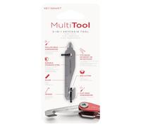 KeySmart Multi-Tool - Outil porte-clés multifonction 5 en 1 avec ouvre-boîte, règle, pied-de-biche, tournevis cruciforme et tête plate - Mini outil multifonction EDC Gear et accessoires porte-clés